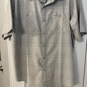 Orvis Mens  SS Shirt Size XL color Gray